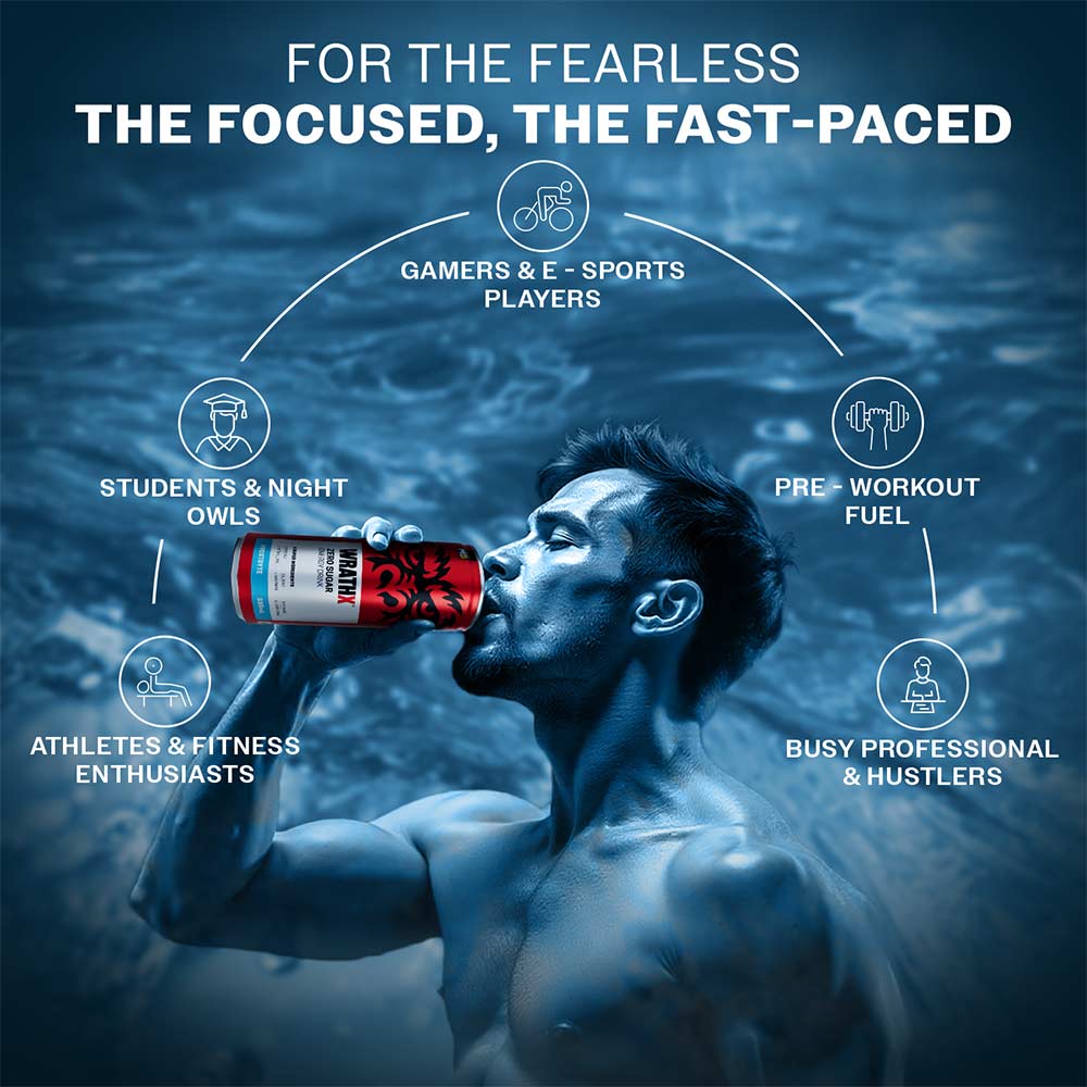 5 - MuscleBlaze WrathX Energy Drink,  335 ml  Frostbyte (Pack of 6)