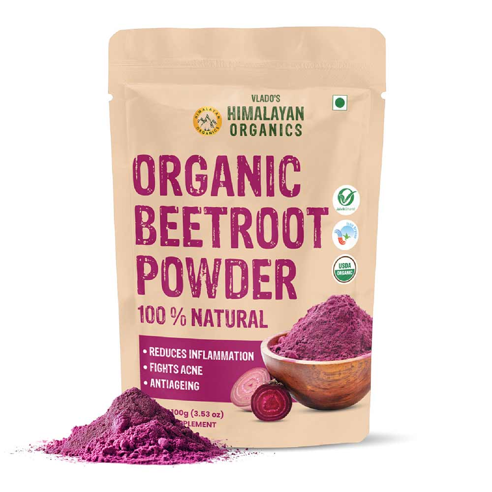 2 - Vlado's Himalayan Organics Organic Beetroot Powder,  100 g 