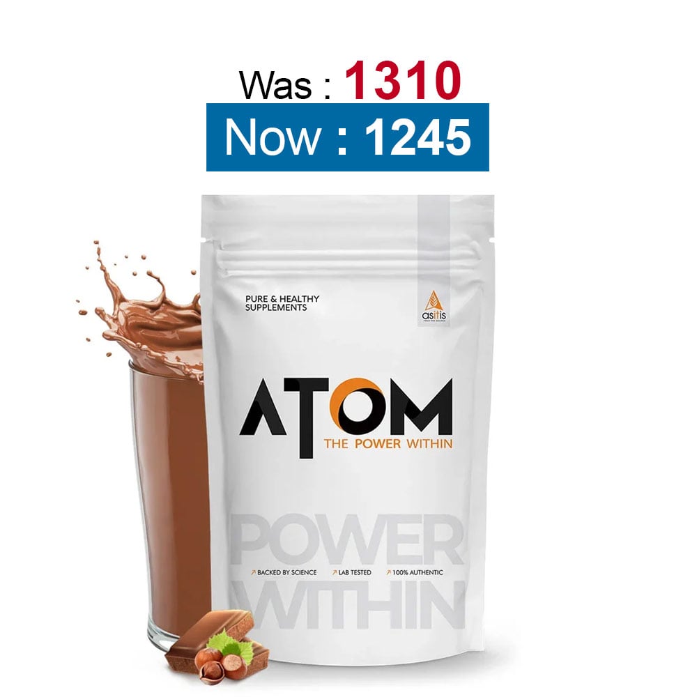 AS-IT-IS Nutrition ATOM Beginners Whey Protein,  2.2 lb  Choco Hazel Fusion 