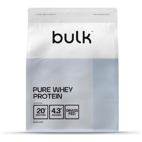1 - Bulk Pure Whey Protein,  1.98 lb  Strawberry 