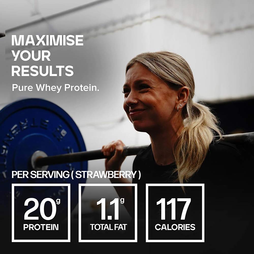 5 - Bulk Pure Whey Protein,  0.99 lb  Strawberry 