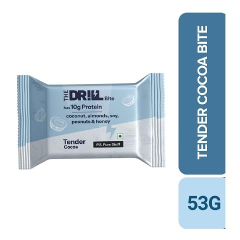 1 - The Drill Protein Bite 10g Protein,  6 bar(s)  Tender Cocoa 