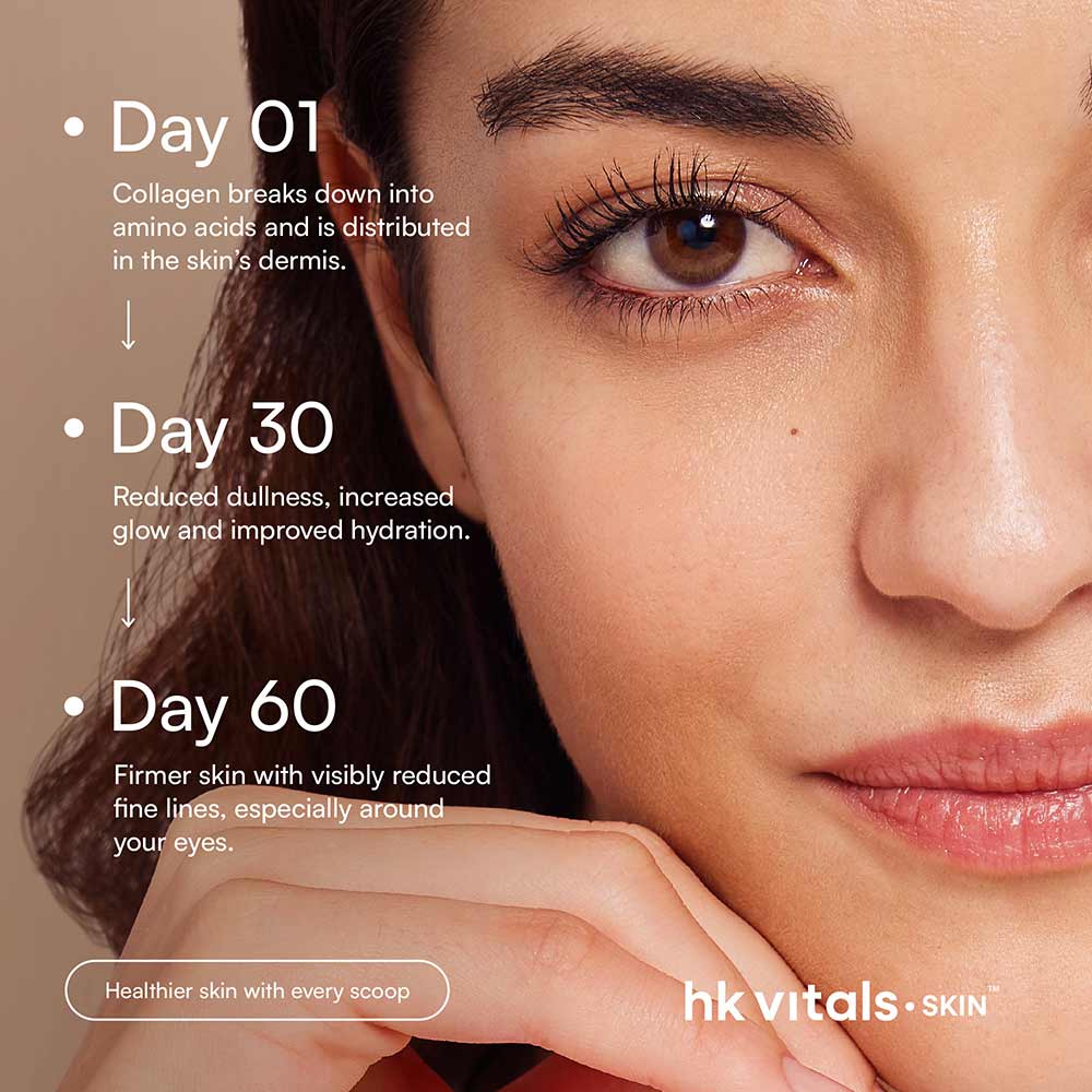 8 - HealthKart HK Vitals Skin Radiance Collagen,  400 g  Mango