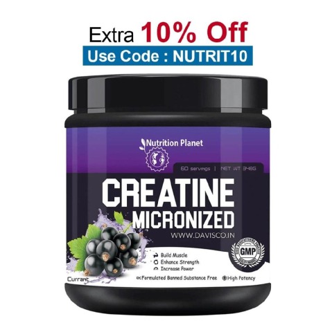 Nutrition Planet Creatine Micronized,  Black Currant  0.76 lb 