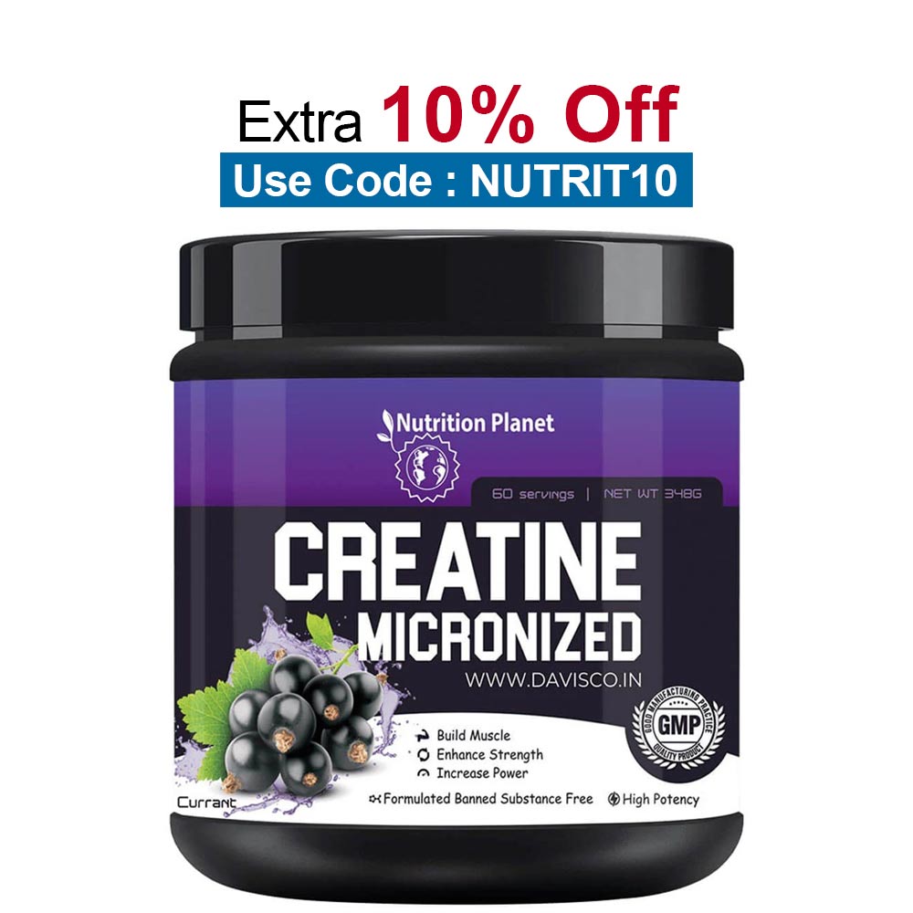 Nutrition Planet Creatine Micronized,  Black Currant  0.76 lb 