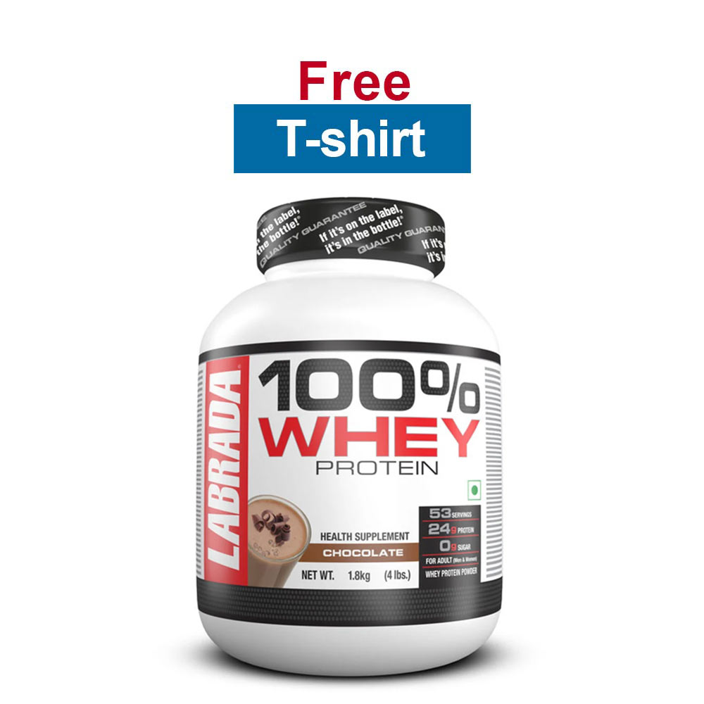 Labrada 100% Whey Protein,  4 lb  Chocolate 