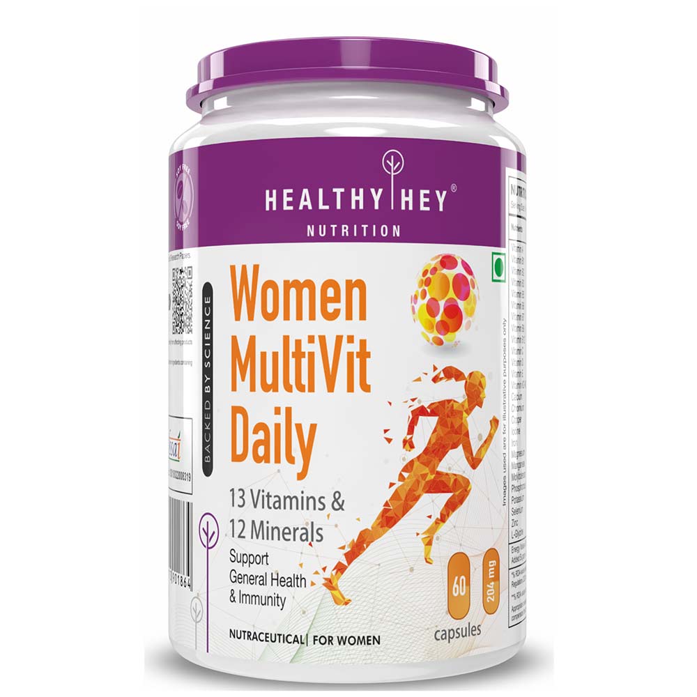 1 - HealthyHey Nutrition MultiVit Daily for Women,  60 capsules  Unflavoured 