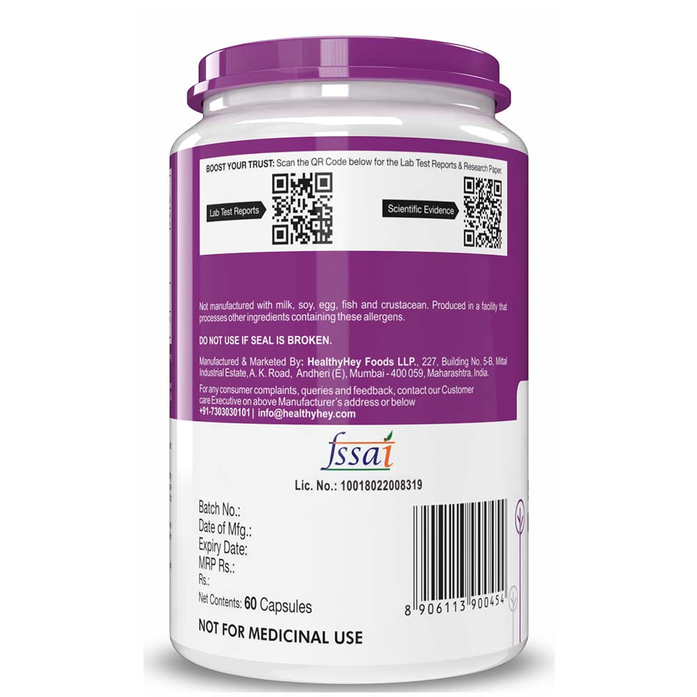 3 - HealthyHey Nutrition CLA,  60 capsules 