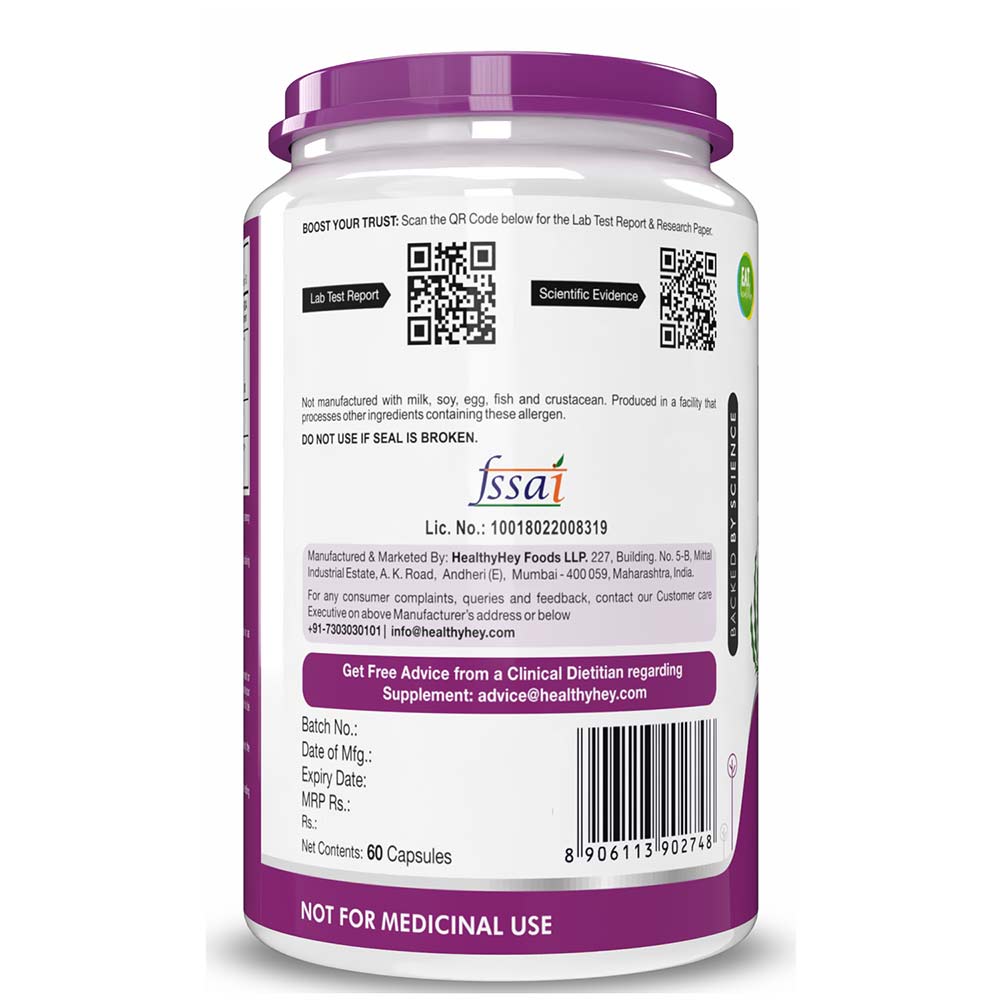 3 - HealthyHey Nutrition Kelp Extract + Zinc Citrate,  60 veggie capsule(s) 