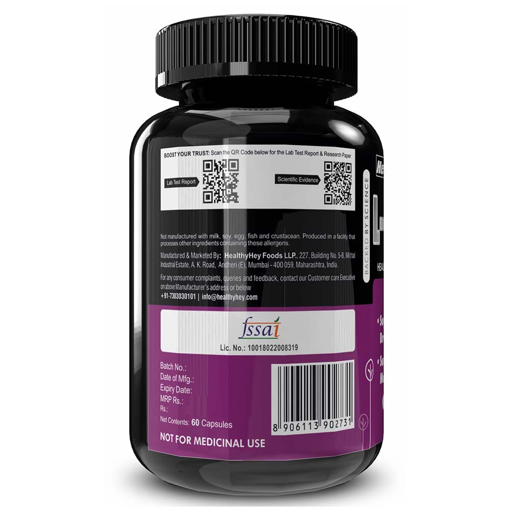3 - HealthyHey Sports L-Serine,  60 veggie capsule(s) 
