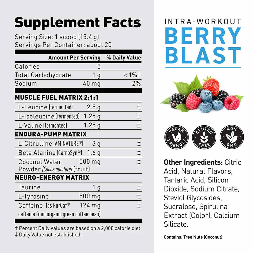2 - Kaged Muscle In-Kaged,  0.68 lb  Blue Raspberry 