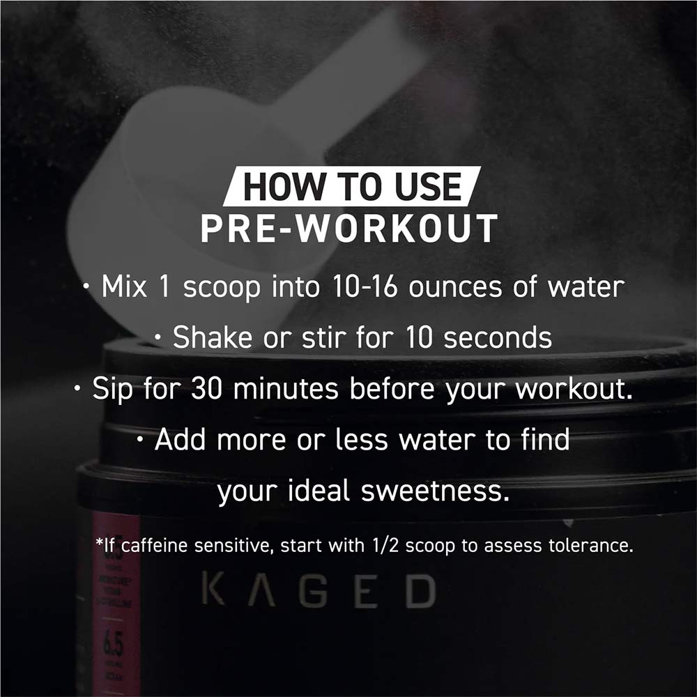 8 - Kaged Muscle Pre-Kaged,  1.29 lb  Berry Blast 