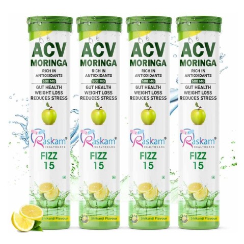 1 - Raskam ACV Moringa, 15 tablet(s) Shikanji (Pack of 4)
