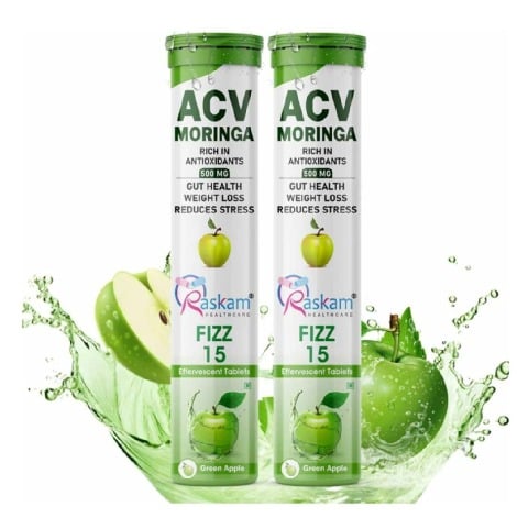 1 - Raskam ACV Moringa,  15 tablet(s)  Green Apple (Pack of 2) 