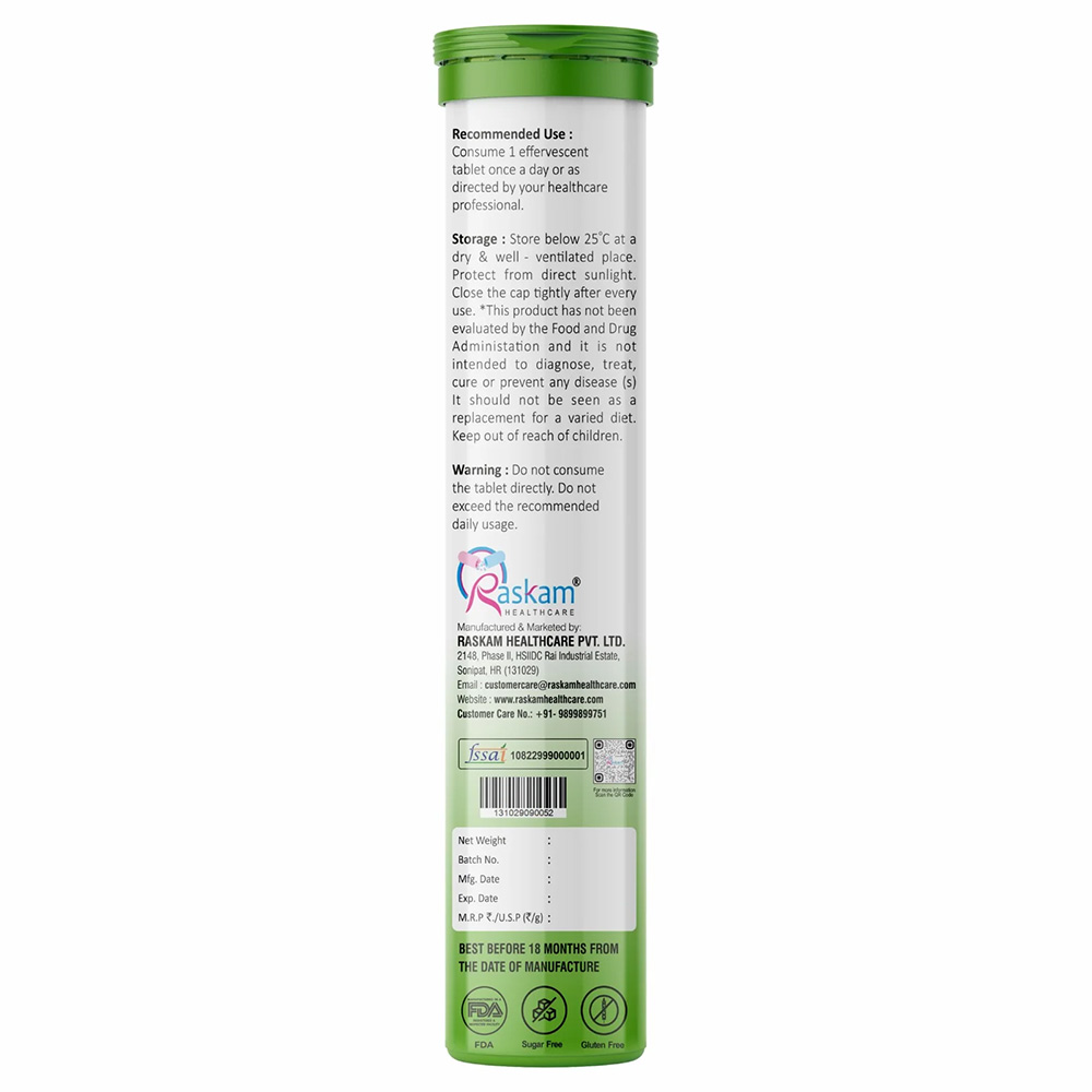 3 - Raskam ACV Moringa,  15 tablet(s)  Green Apple 