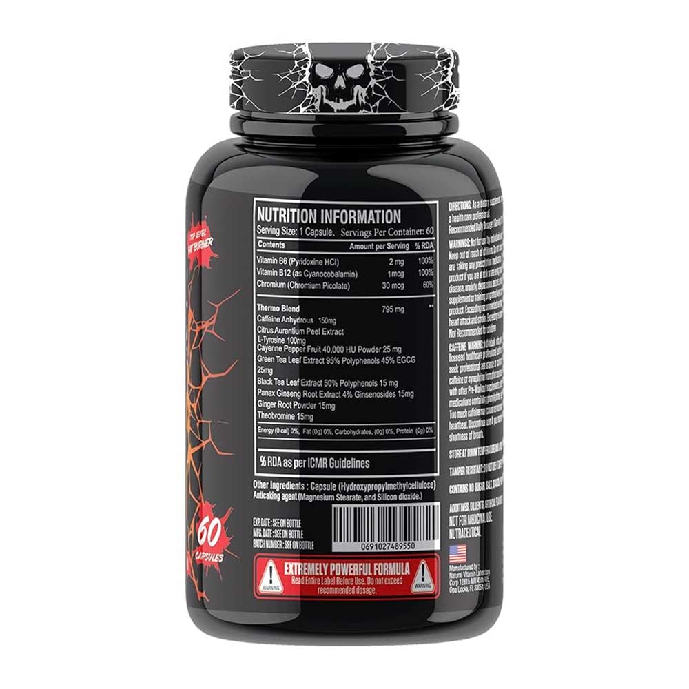 2 - One Science Skull Fire,  60 capsules  Unflavoured 
