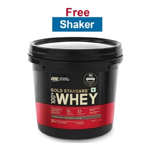 ON (Optimum Nutrition) Gold Standard 100% Whey Protein,  8.8 lb  Double Rich Chocolate 