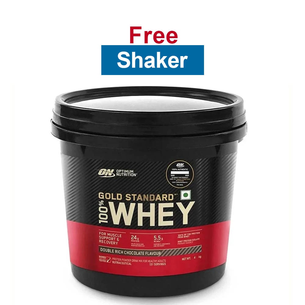 ON (Optimum Nutrition) Gold Standard 100% Whey Protein,  8.8 lb  Double Rich Chocolate 