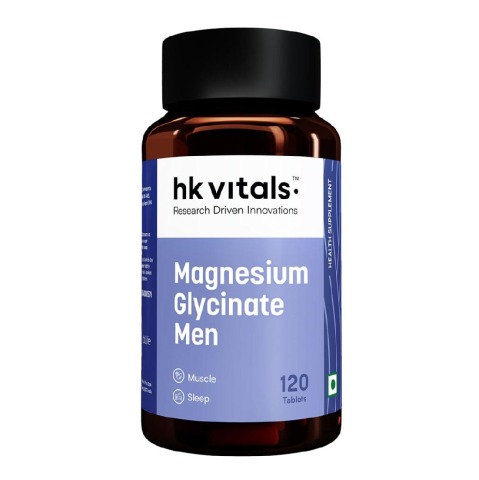 20 - HealthKart HK Vitals Magnesium Glycinate,  Unflavoured - Men  120 tablet(s) 