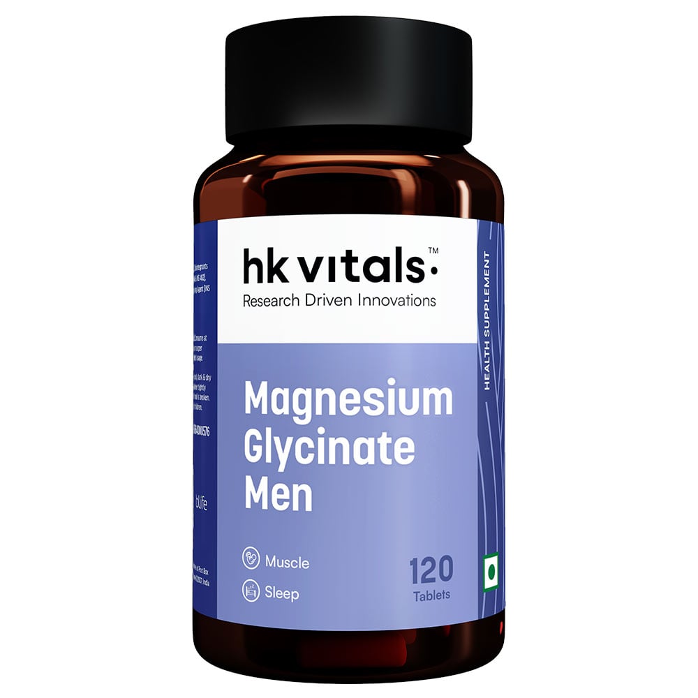 20 - HealthKart HK Vitals Magnesium Glycinate,  Unflavoured - Men  120 tablet(s) 