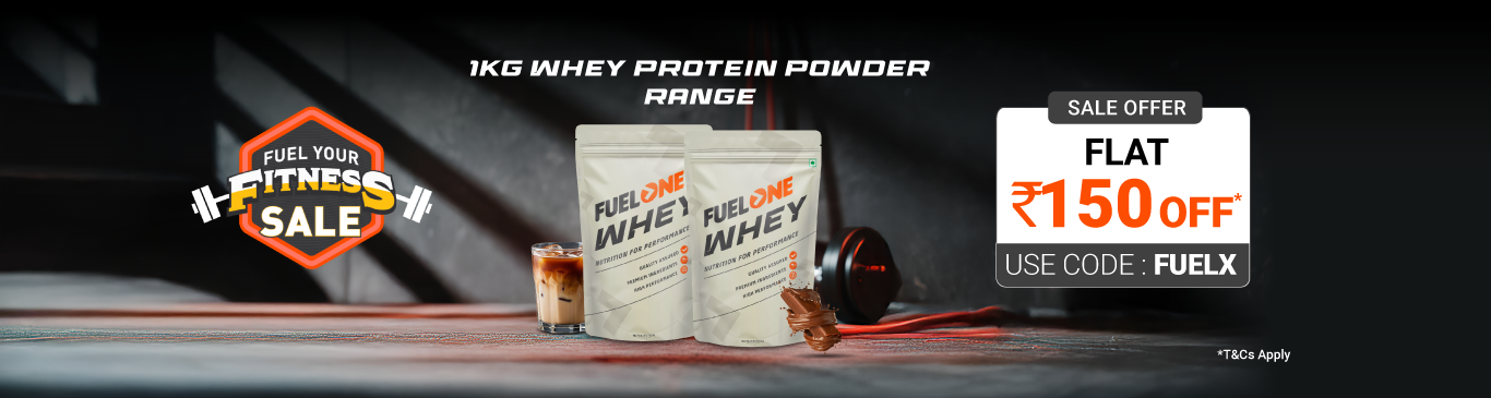 Fuel One Whey | Flat Rs. 150 Off | FUELX
