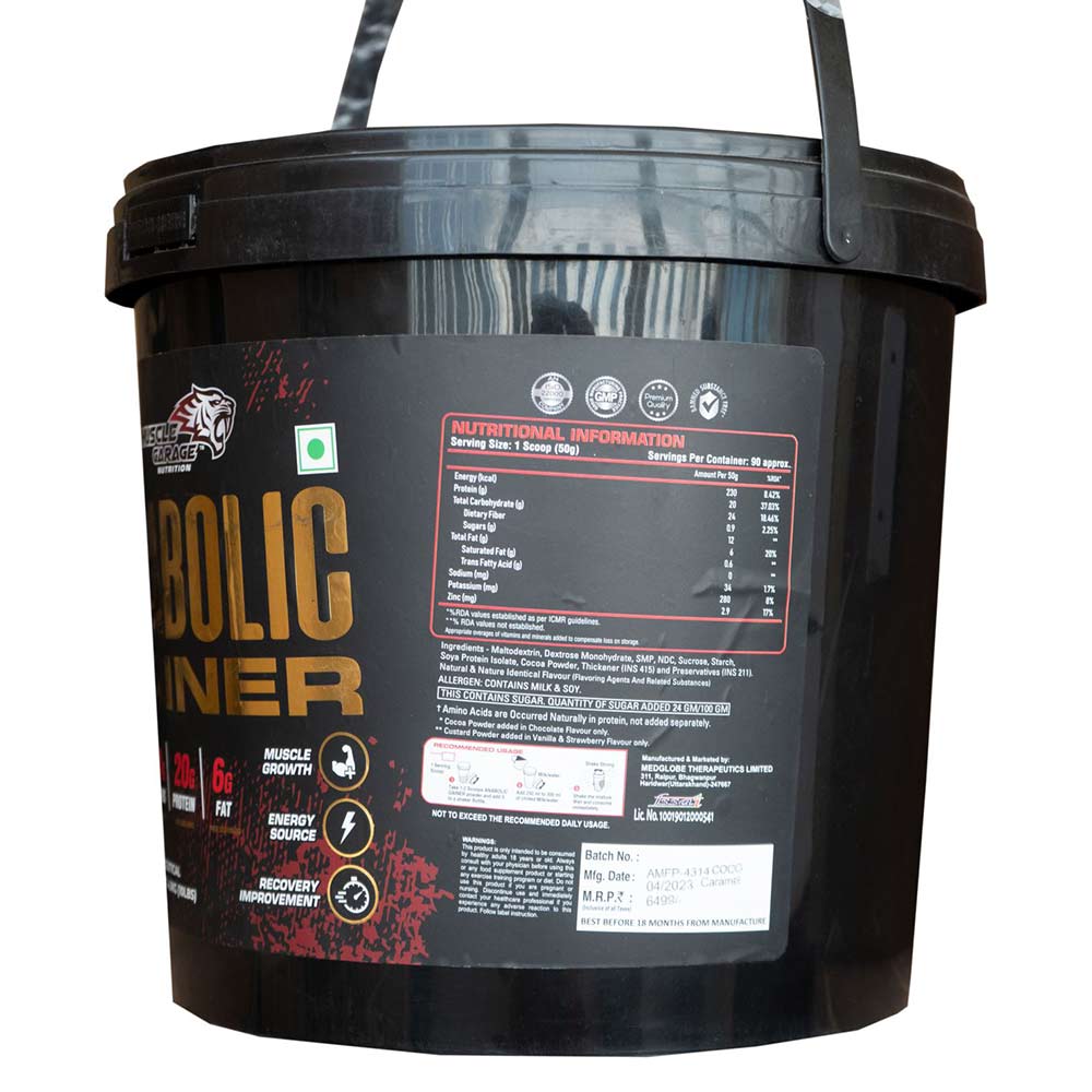 3 - Muscle Garage Anabolic Gainer,  9.92 lb  Choco Caramel 