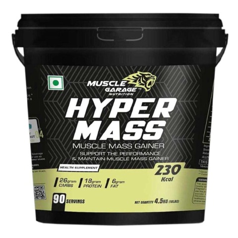 1 - Muscle Garage Hyper Mass Gainer,  9.92 lb  Chocolate 