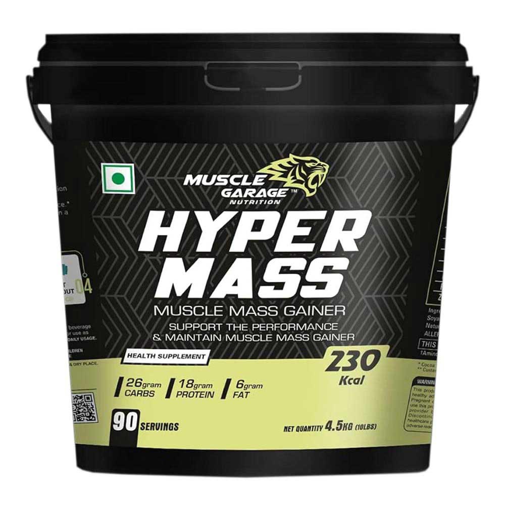 1 - Muscle Garage Hyper Mass Gainer,  9.92 lb  Chocolate 