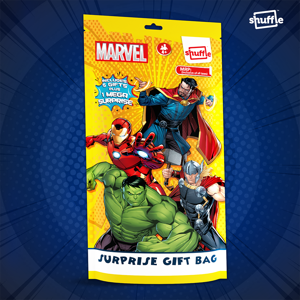 Gritzo Marvel Surprise Pack, Free Size Multicolor