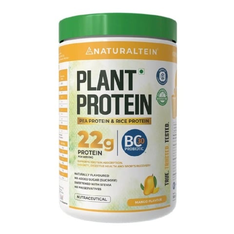1 - NATURALTEIN Plant Protein,  1.1 lb  Mango 
