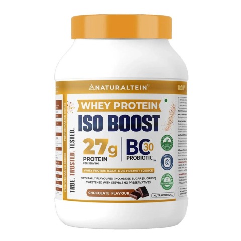 1 - NATURALTEIN Performance Series Whey Protein ISO BOOST,  2.2 lb  Chocolate 