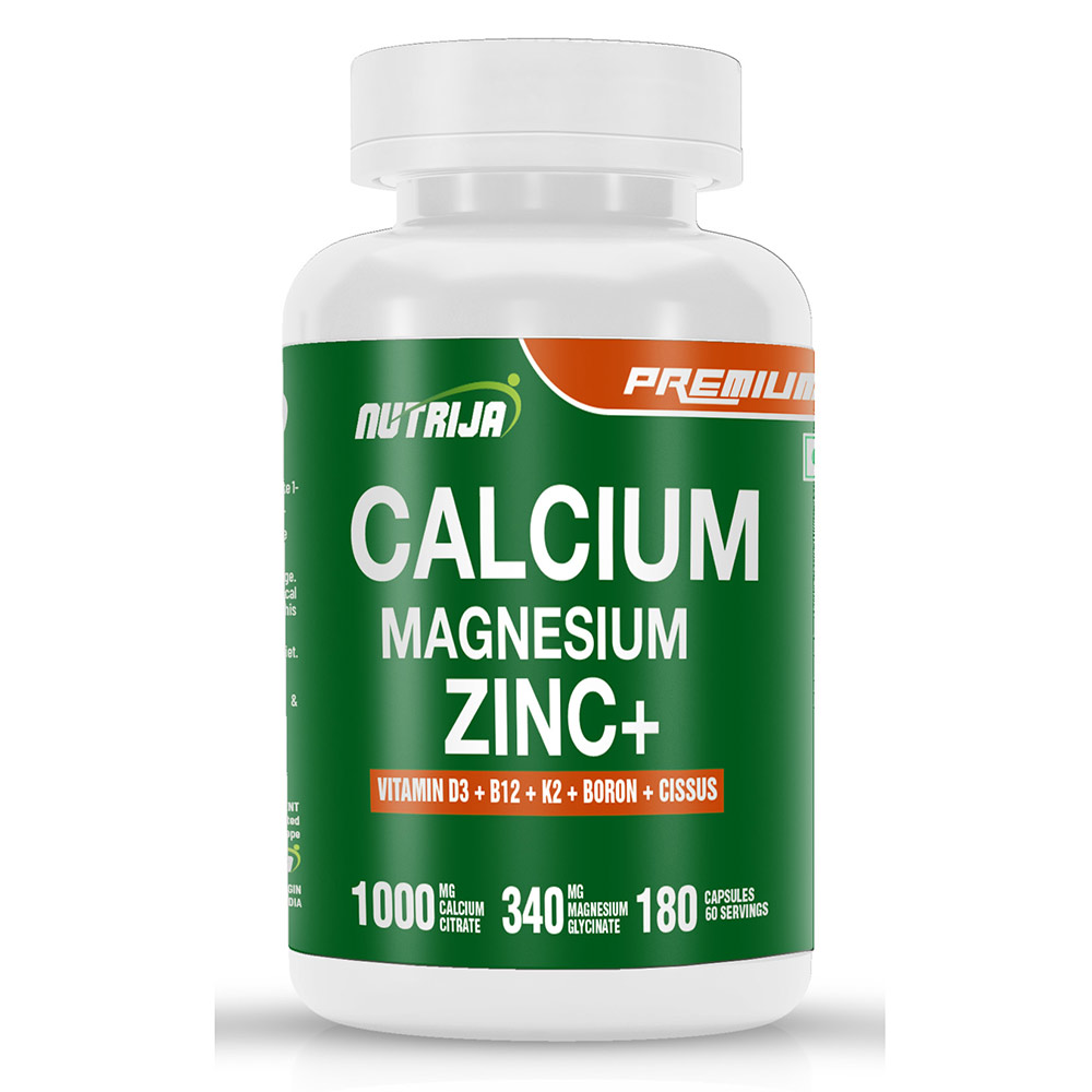 1 - NutriJa Calcium Magnesium Zinc+,  120 capsules  Unflavoured 