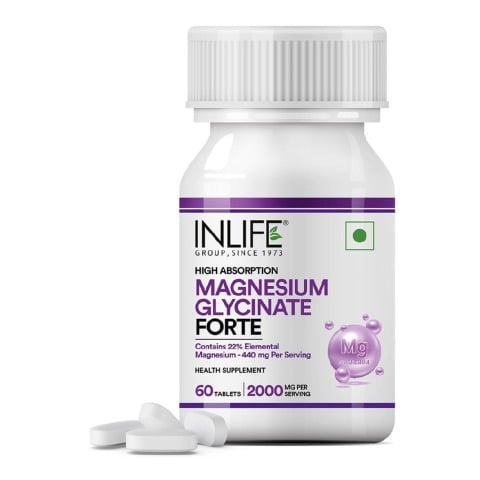1 - INLIFE Magnesium Glycinate Forte,  Unflavoured  60 tablet(s) 