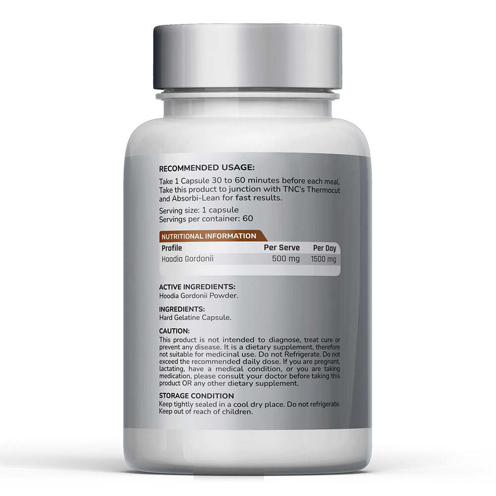 3 - Tara Nutraceuticals Hoodia Gordonii,  60 capsules  Unflavoured 