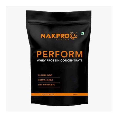 1 - Nakpro Perform Whey Protein Concentrate,  1.1 lb  Double Rich Chocolate 