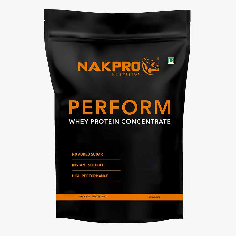 1 - Nakpro Perform Whey Protein Concentrate,  1.1 lb  Double Rich Chocolate 