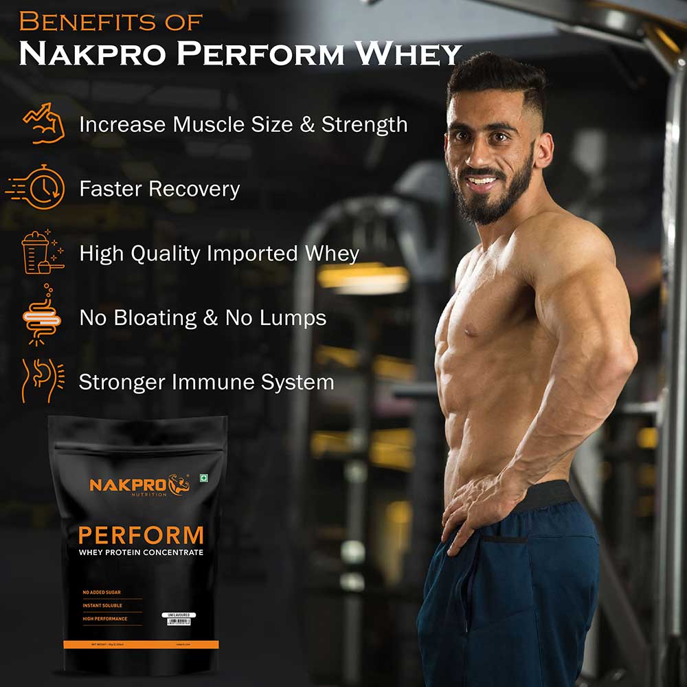 5 - Nakpro Perform Whey Protein Concentrate,  2.2 lb  Coffee 