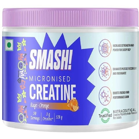 3 - Smash Micronised Creatine Monohydrate,  Rage-Orange  0.26 lb 