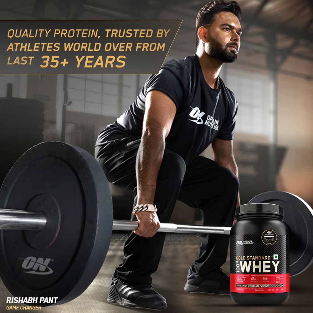 4 - ON (Optimum Nutrition) Gold Standard 100% Whey Protein,  2 lb  Double Rich Chocolate 