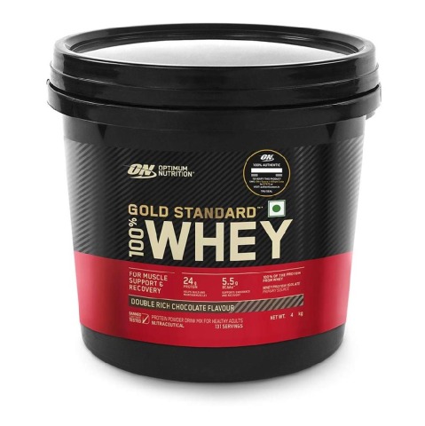 1 - ON (Optimum Nutrition) Gold Standard 100% Whey Protein,  8.8 lb  Double Rich Chocolate