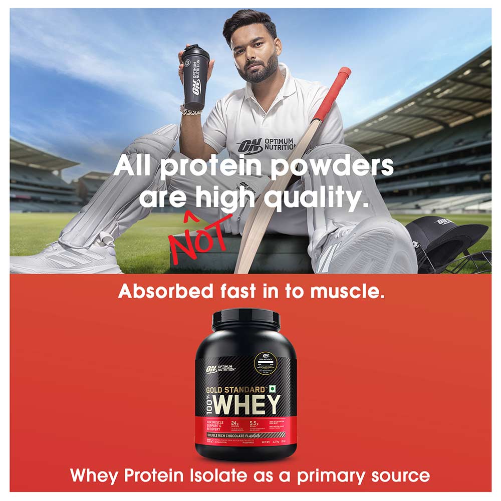 3 - ON (Optimum Nutrition) Gold Standard 100% Whey Protein,  5 lb  Double Rich Chocolate 