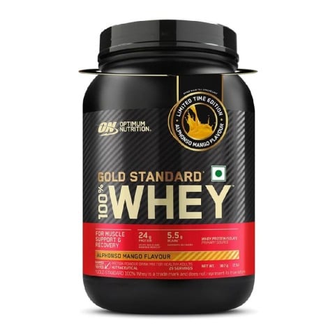 1 - ON (Optimum Nutrition) Gold Standard 100% Whey Protein,  2 lb  Alphonso Mango