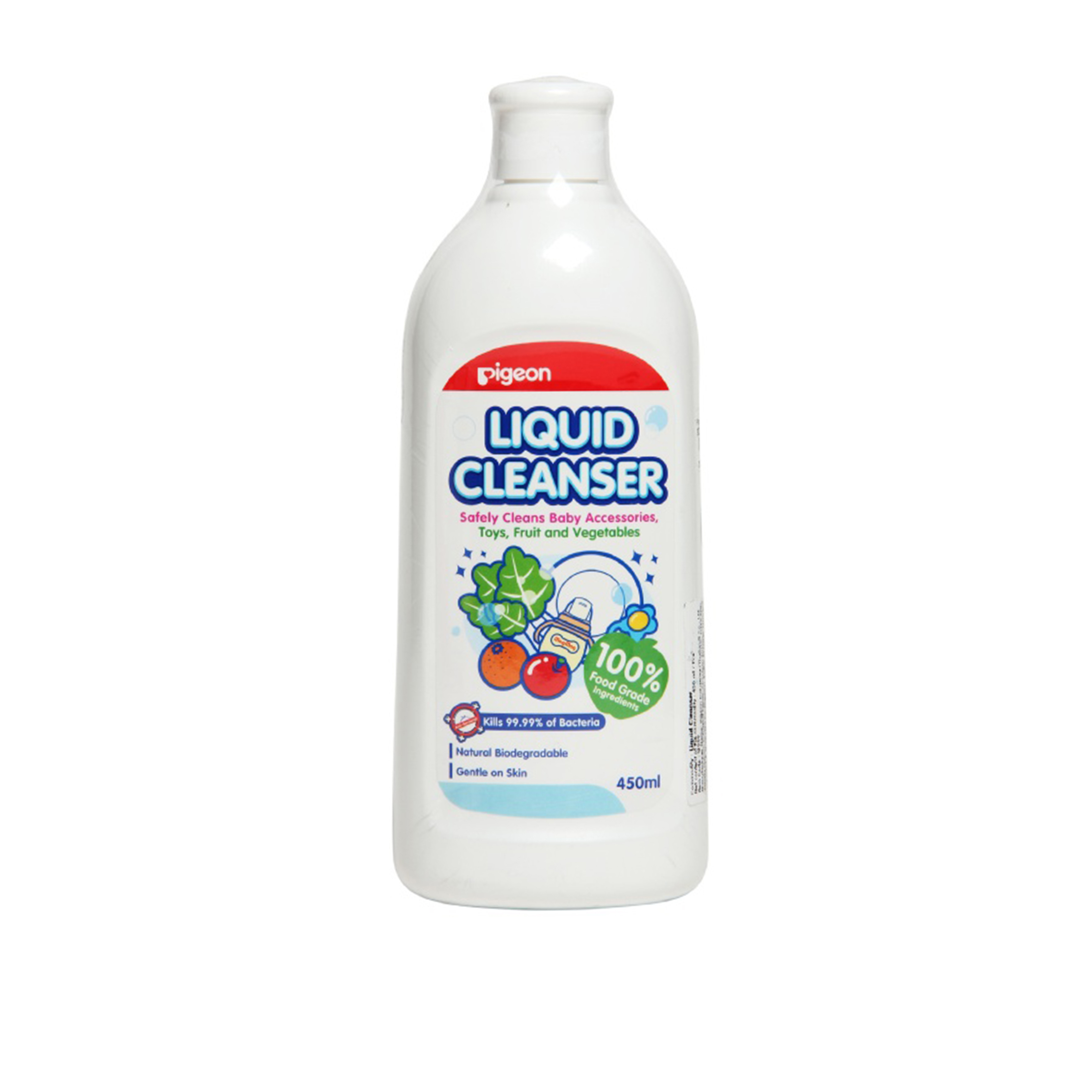 Pigeon Bottle Nipple & Vegetables Cleanser Liquid,  450 ml 