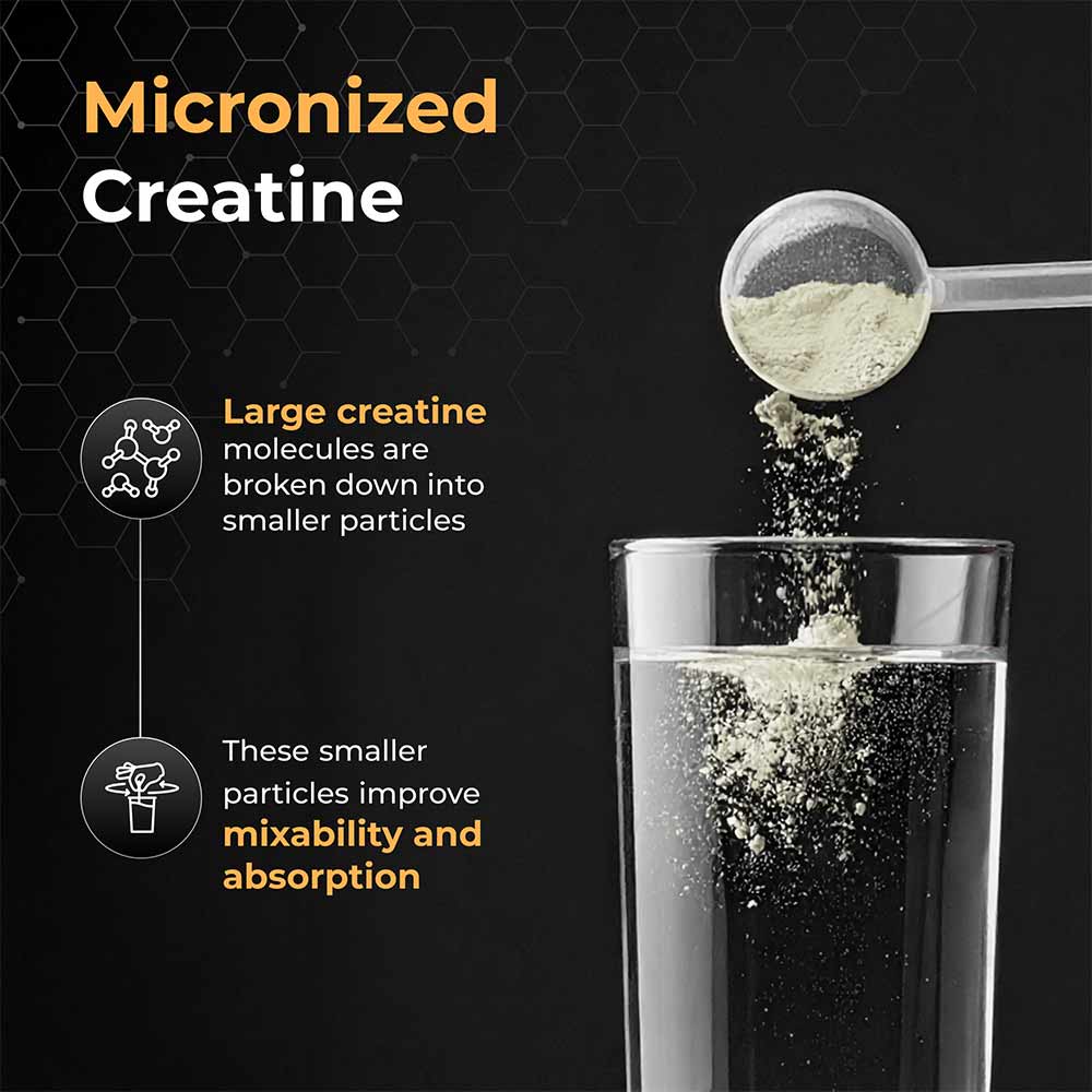 6 - Nutrabay Gold Micronised Creatine Monohydrate,  Lemon  0.55 lb 