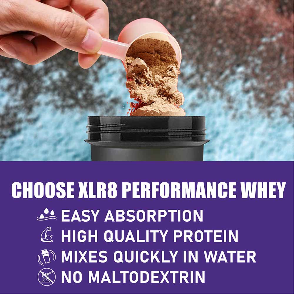 4 - XLR8 Performance Whey,  2 lb  Chocolate 