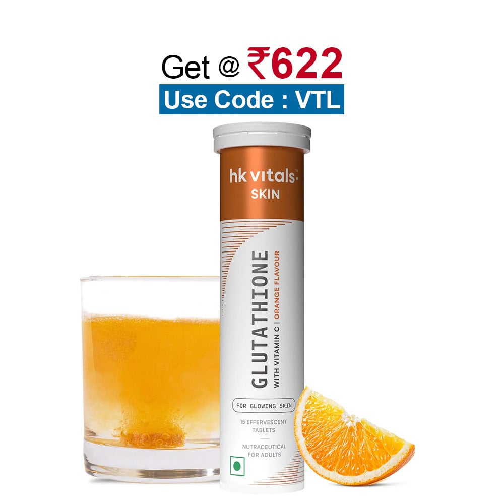 HealthKart HK Vitals Glutathione Effervescent,  Orange  15 tablet(s) 