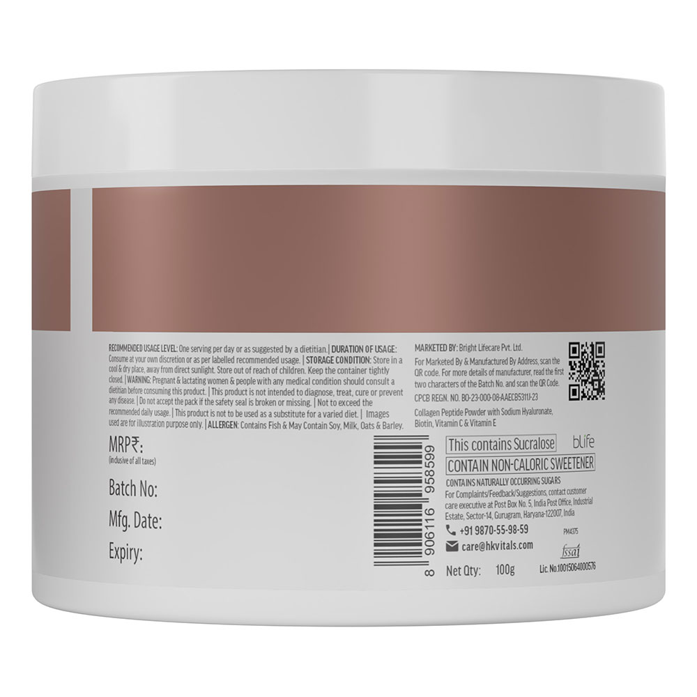 1 - HealthKart HK Vitals Skin Radiance Collagen,  100 g  Mango