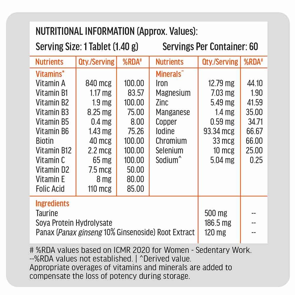 HK Vitals Multivitamin & Fish Oil 60 Tabs Combo with assured freebies
