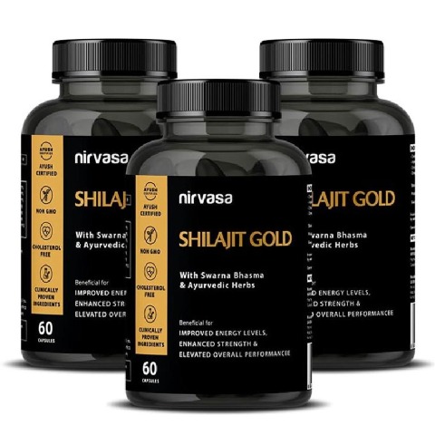 1 - Nirvasa Shilajit Gold,  180 capsules 