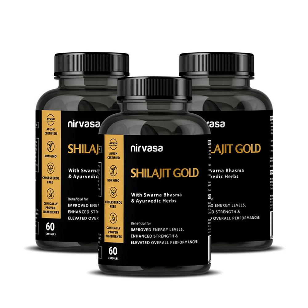 1 - Nirvasa Shilajit Gold,  180 capsules 